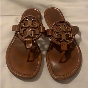Tory Burch Miller sandal with rose gold detail